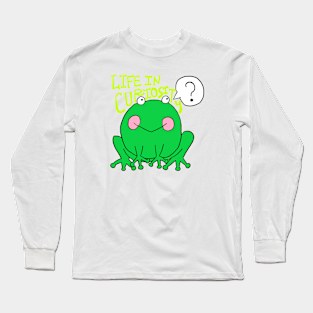 life in curiosity, frog Long Sleeve T-Shirt